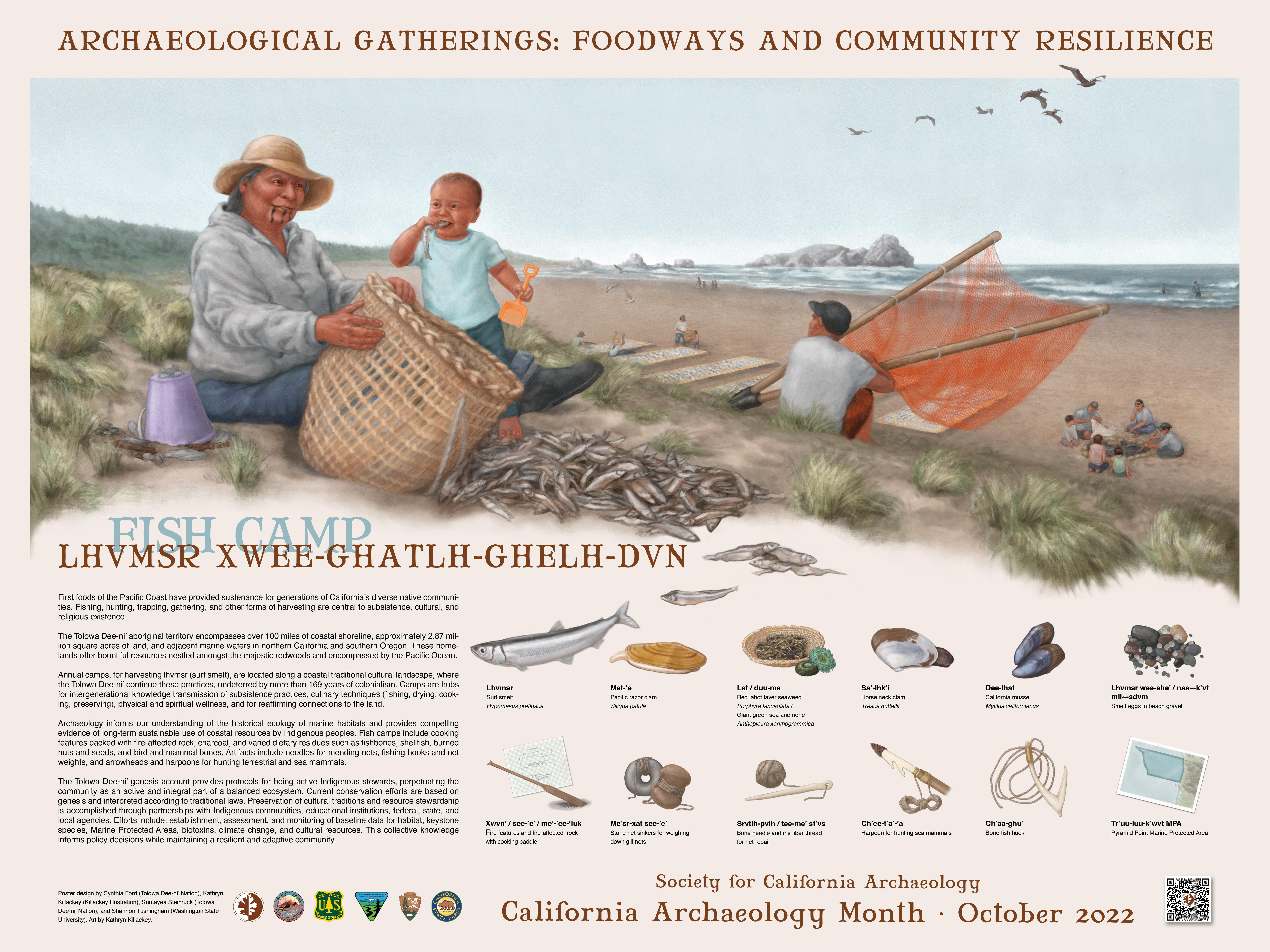2022 California Archaeology Month Poster